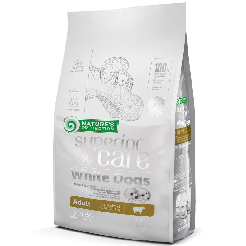 Сухой беззерновой корм для юниоров nature's Protection Superior Care White Dogs Grain free Junior