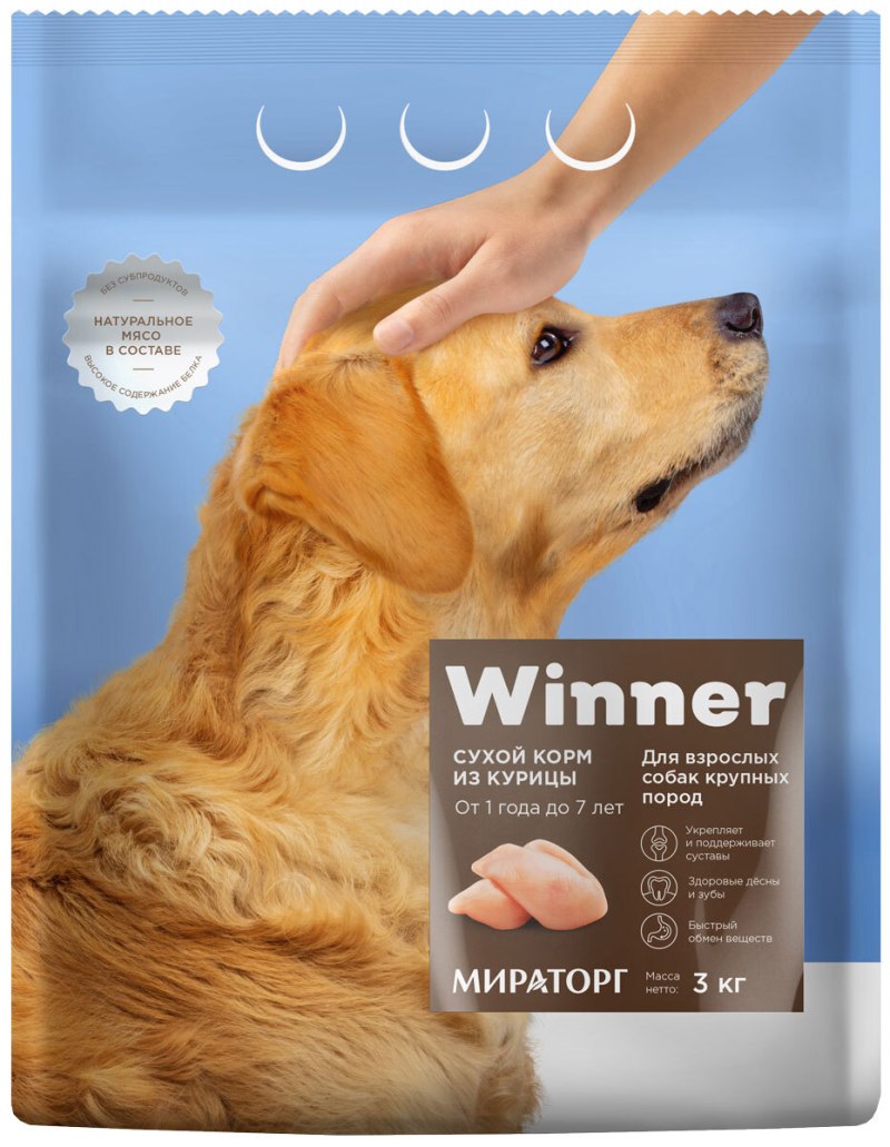 Winner корм для собак Мираторг