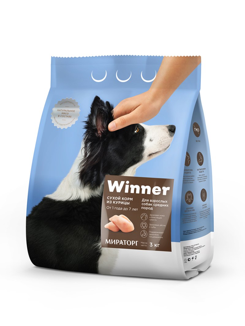 Winner для взрослых собак средних пород (10 кг)