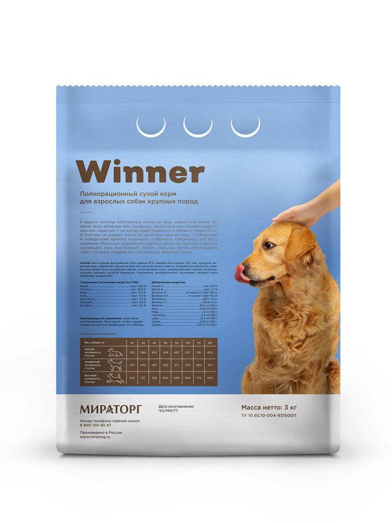 Winner для собак для крупных собак