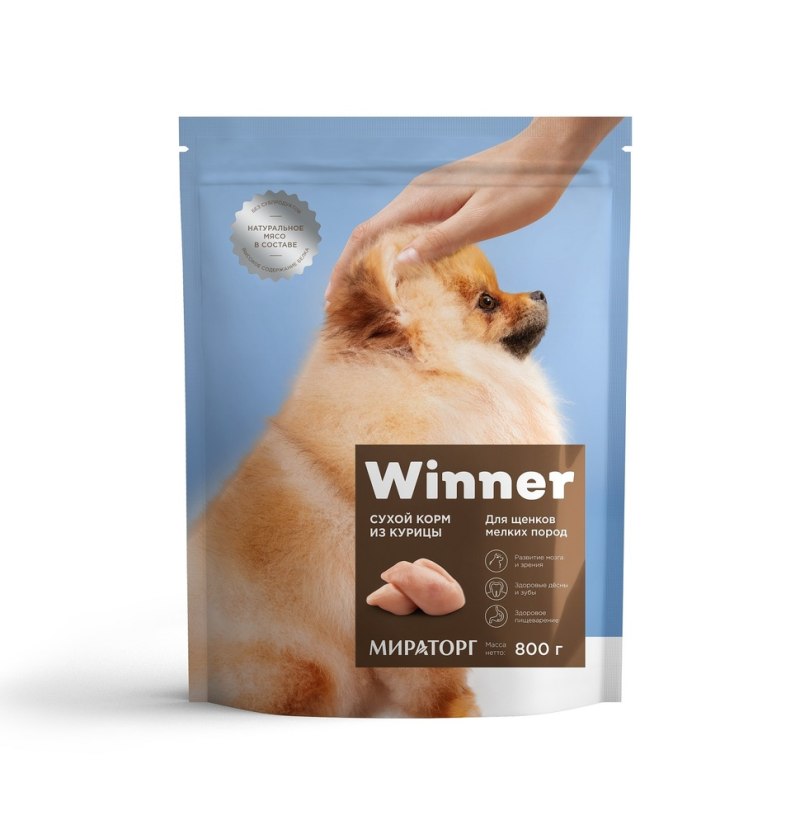Корм для собак winner 800гр