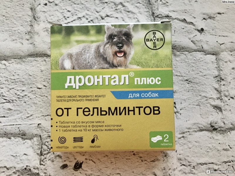 Глистогон для собак Дронтал