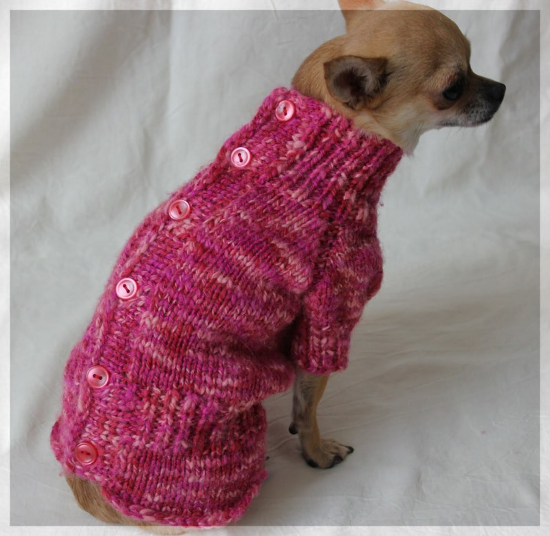 Купить свитер для собаки, вязаный свитер для собаки, свитер для маленьких собак