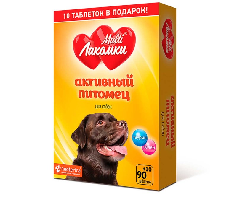 МУЛЬТИЛАКОМКИ активный питомец для кошек 70 таб