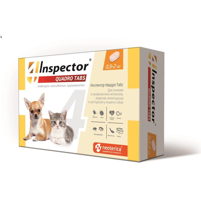 Inspector Quadro капли для собак