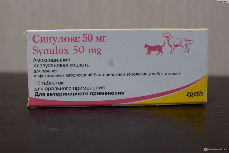 Препарат для животных синулокс 250 мг
