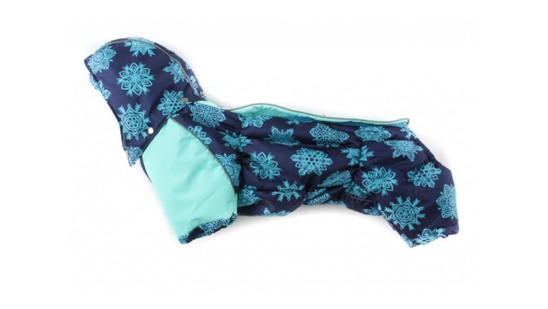 FORMYDOGS дождевик девочка цветы черно/розовый 18 424ss-2020f