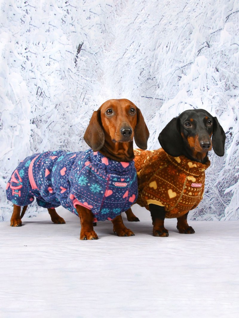 Зимний комбинезон для таксы FORMYDOGS