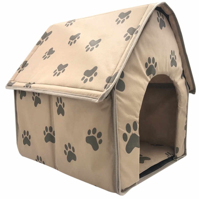 Puppia домик для животных "Beaufort House", оливковый, 43х40х36см (Южная Корея)