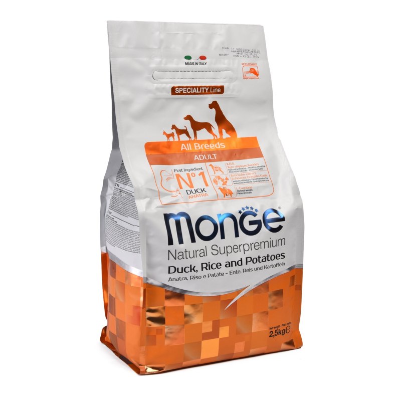 Monge Dog Fresh chunks in Loaf консервы для собак мясной рулет из ягненка 400г