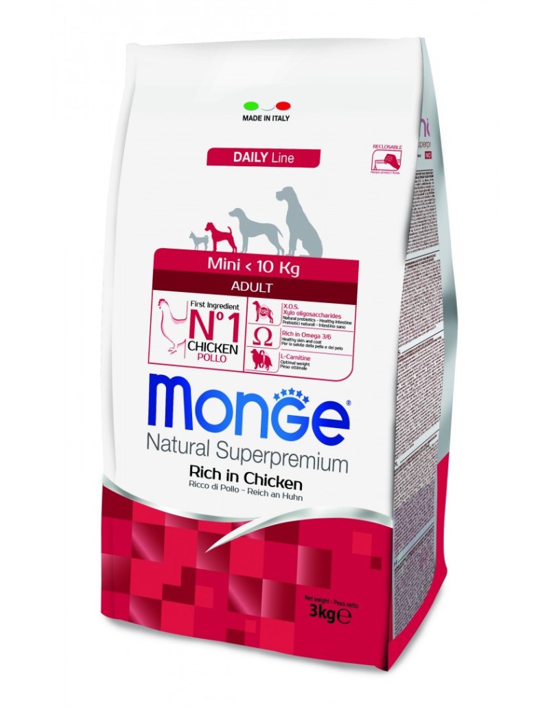 Monge Dog Mini корм для взрослых собак мелких пород 800г