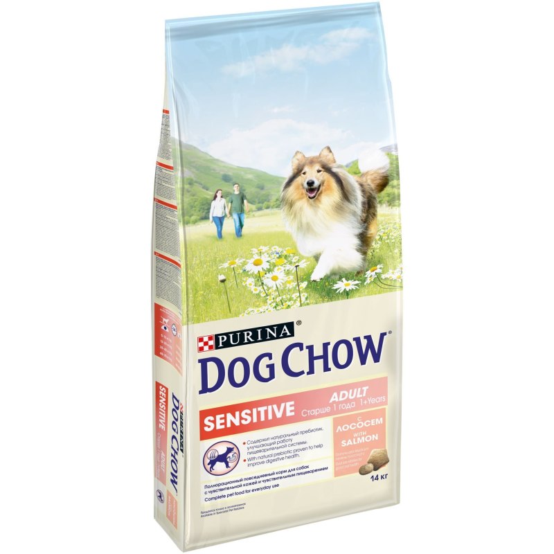 Dog Chow корм для собак sensitive