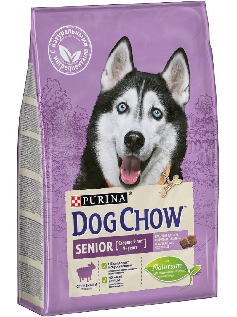 Корм для пожилых собак Dog Chow ягненок 14 кг