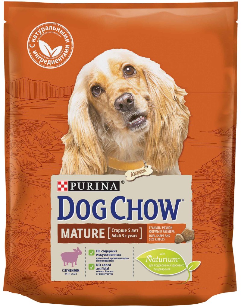 Dog Chow Adult для взрослых собак ягненок 2,5