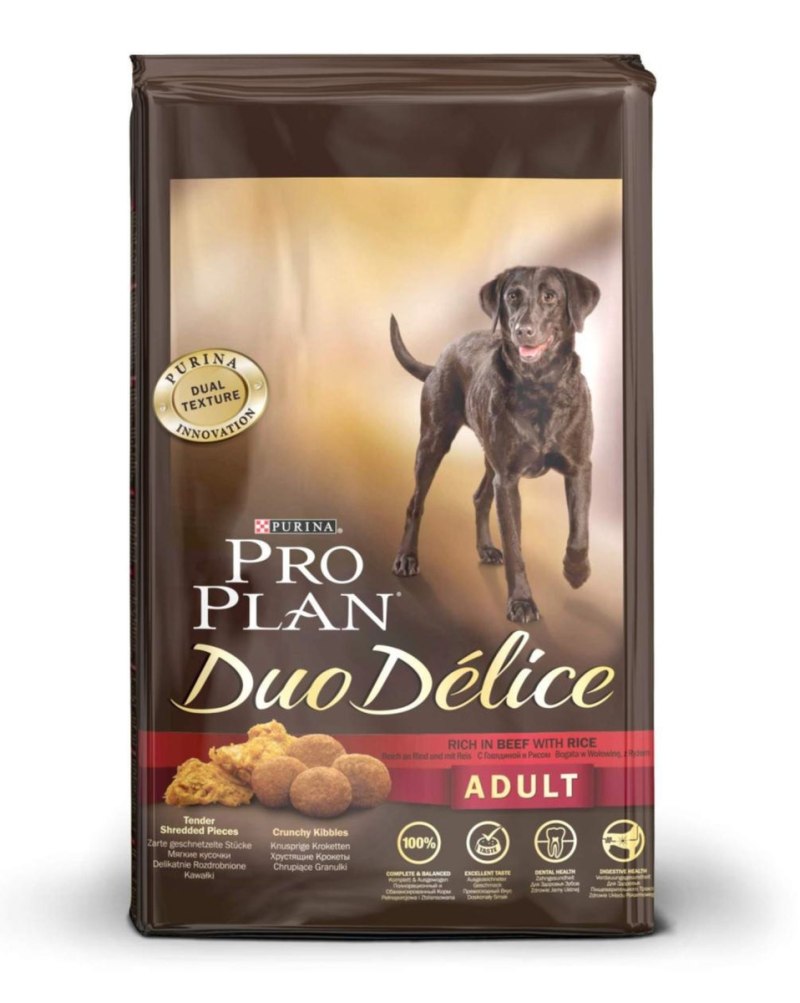 Корм для собак Purina Pro Plan Duo Delice говядина с рисом 10 кг