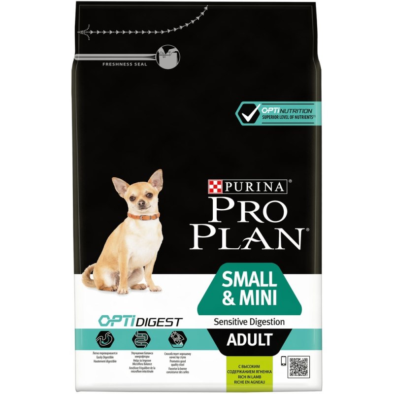 Корм для собак Purina Pro Plan OPTIDIGEST ягненок с рисом 1.5 кг