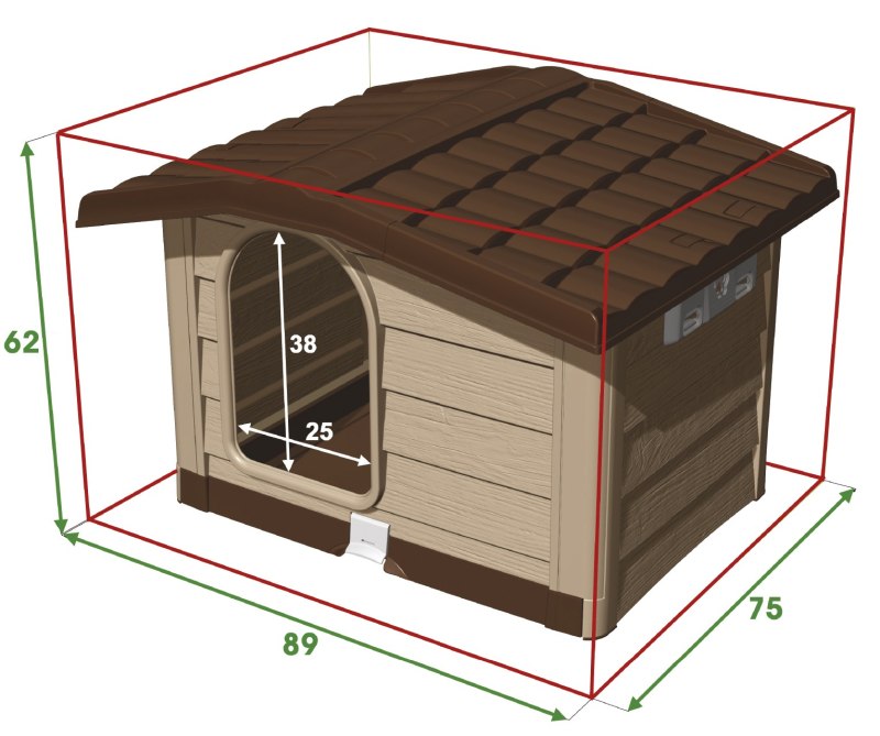 Будка для собак Bama Pet Bungalow