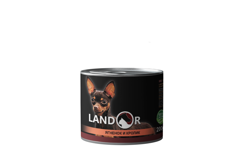 Консервы Landor для взрослых собак мелких пород (200г)