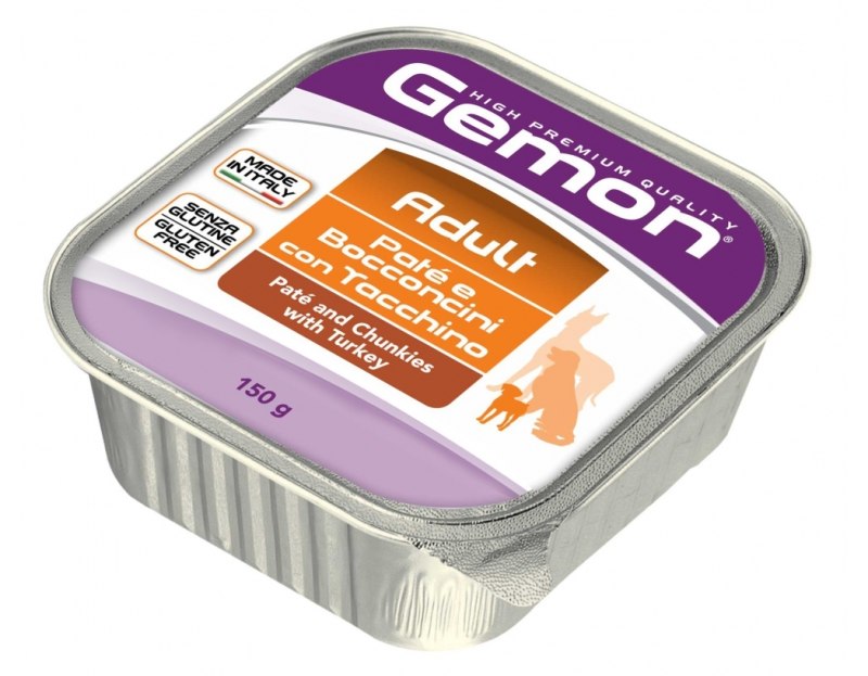 Корм для кошек Gemon паштет с курицей для котят (0.1 кг) 32 шт.