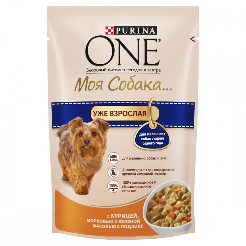 Корм Пурина one для собак мелких пород