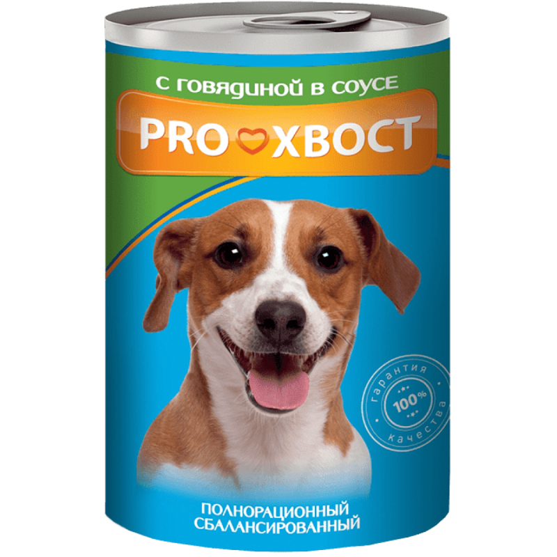 "PROХВОСТ" конс д/собак 415г (говядина)