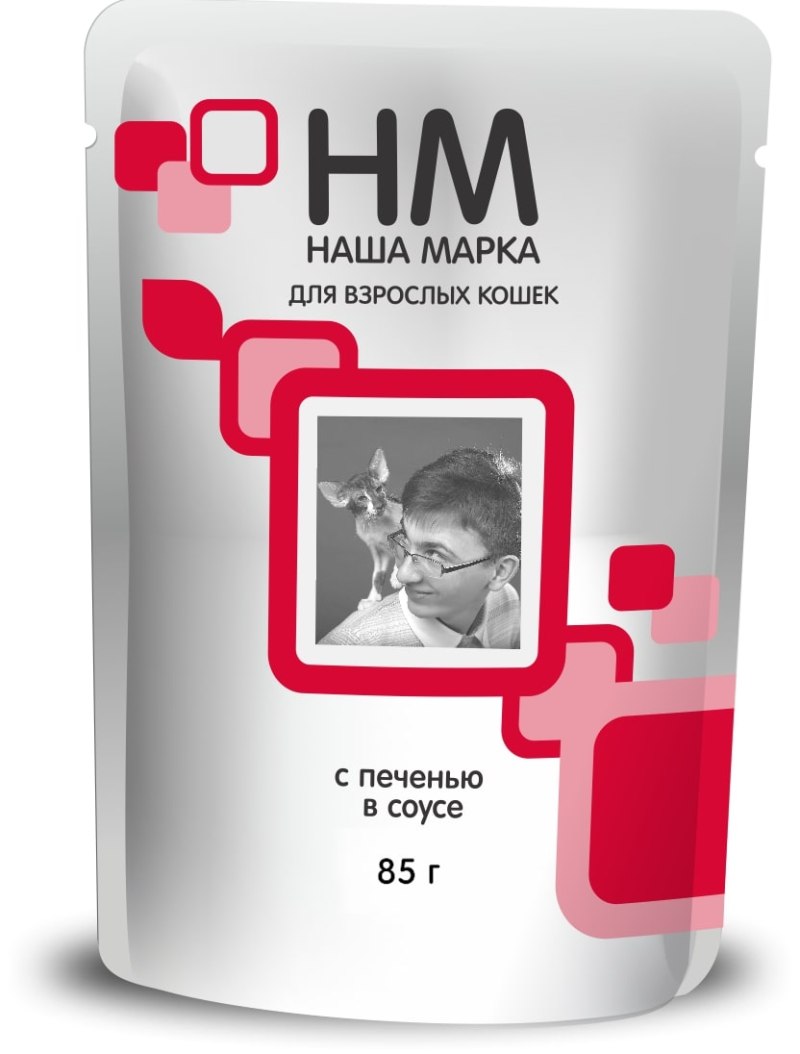 Корм наша марка (в соусе) для собак, с ягненком, 85 г