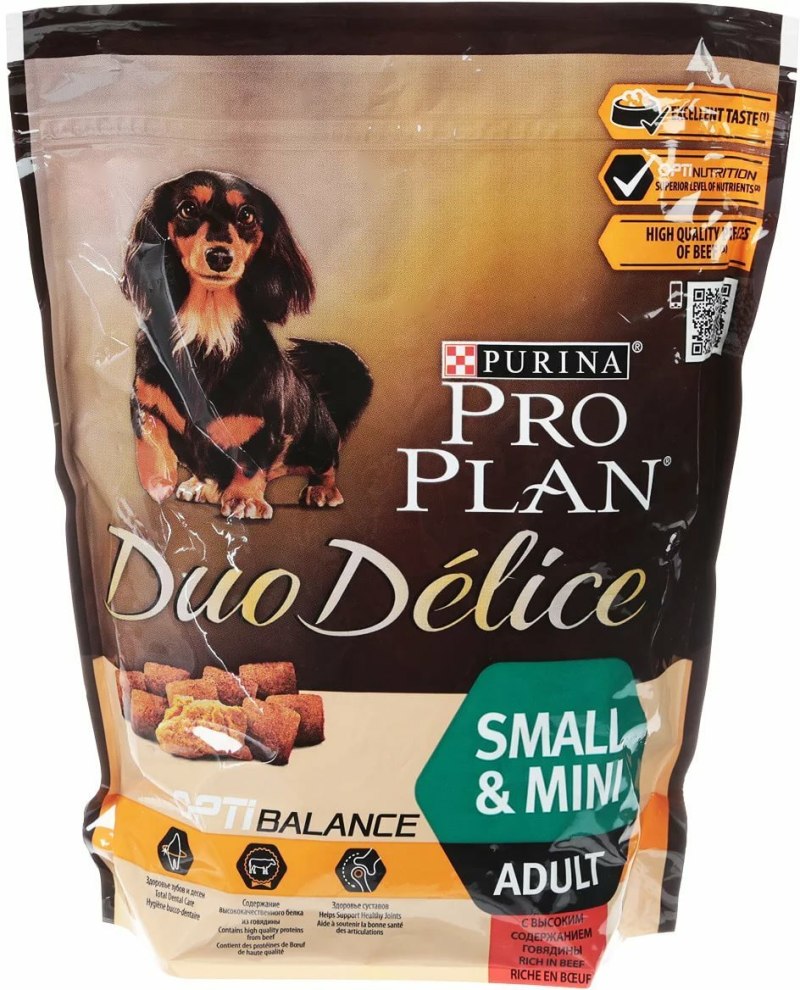 Корм для собак Purina Pro Plan Duo Delice говядина с рисом 700г