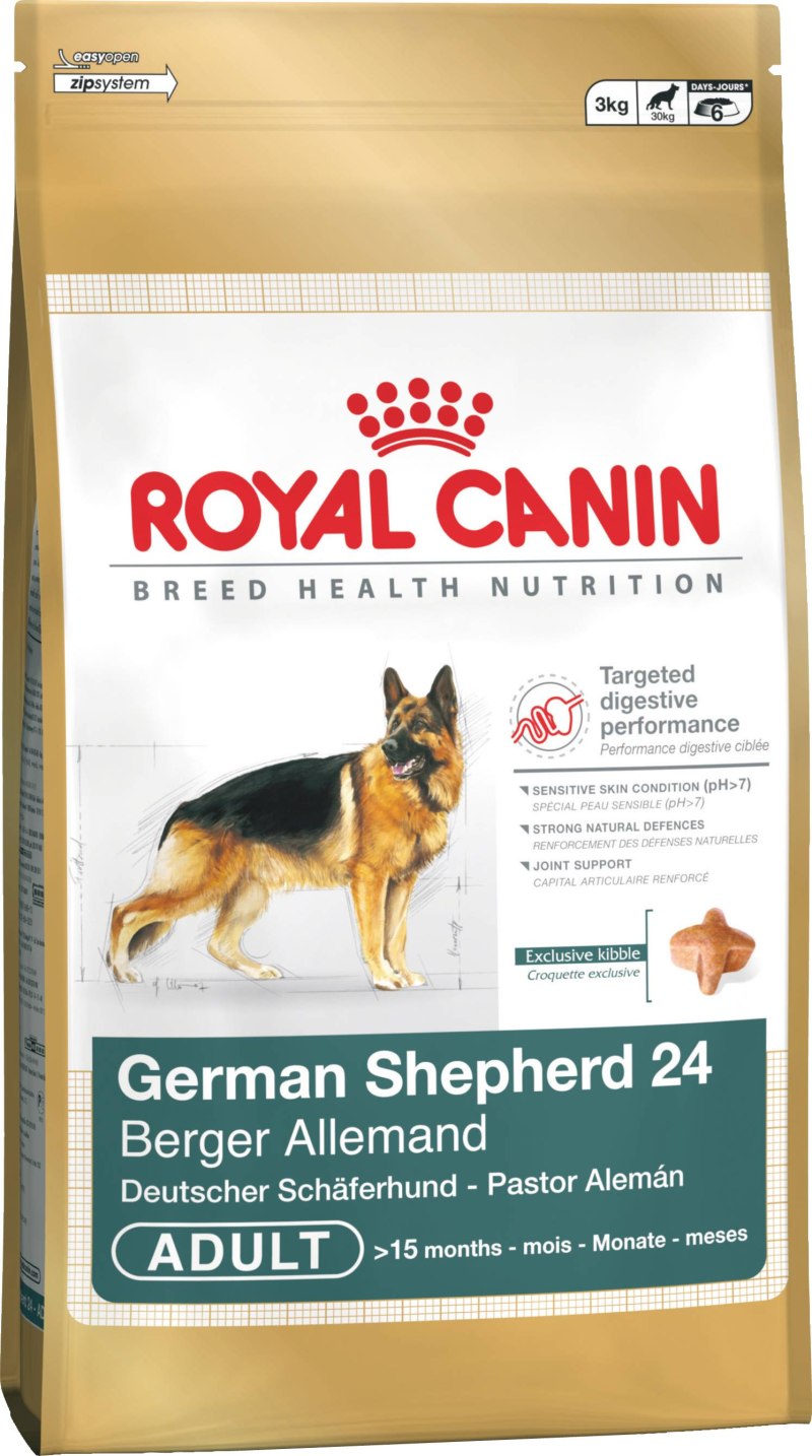 Корм Royal Canin сухой для собак German Shepherd Adult (немецкая овчарка Эдалт)