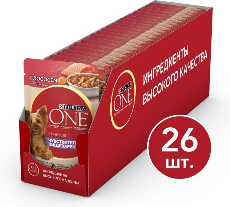 Purina one® мини чувствительное пищеварение