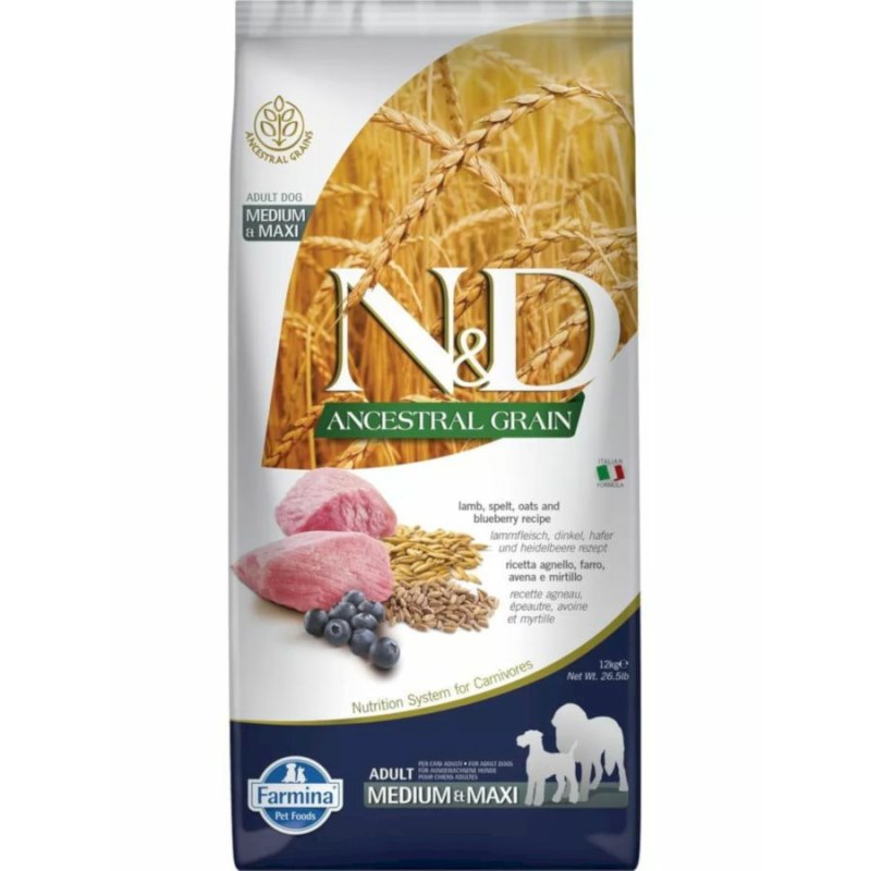 Farmina n&d Low Grain Dog Puppy Medium&Maxi корм для щенков средних и крупных пород