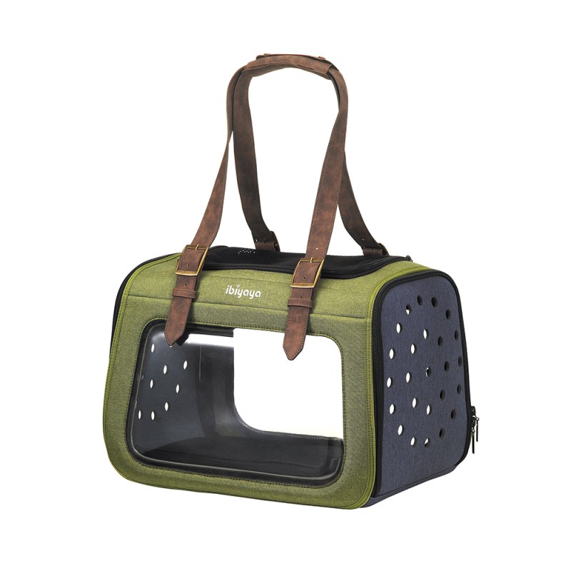 Переноска-сумка для собак Ibiyaya Portico Deluxe Leather 40х28х28 см