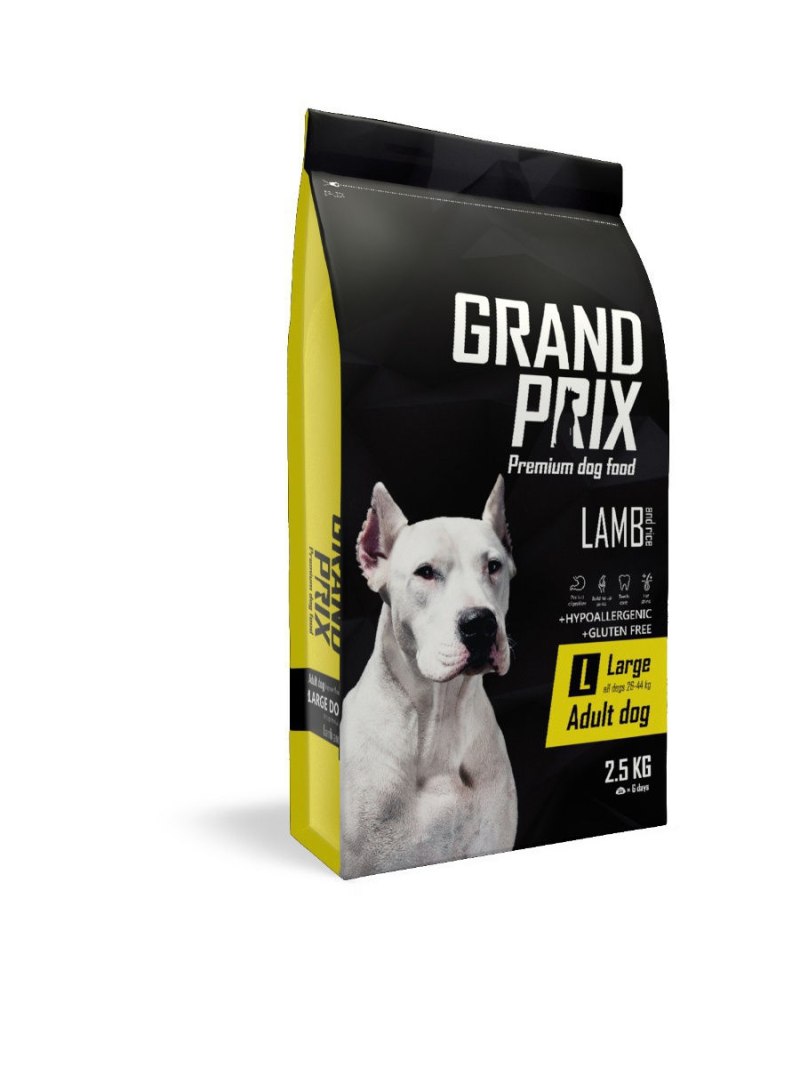 Grand prix large Adult корм для собак крупных пород 2.5кг