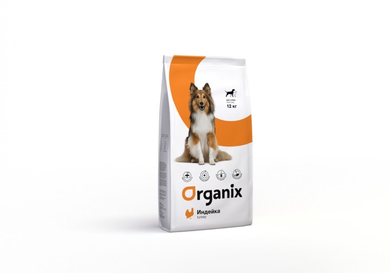 Корм для собак Organix (12 кг) Adult Dog Turkey