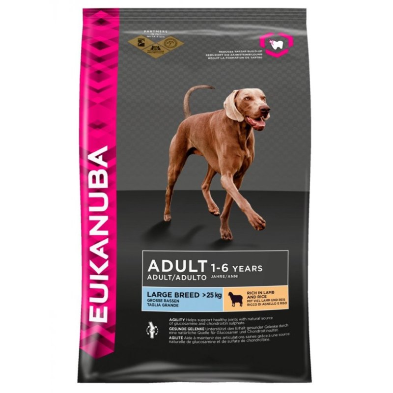 Корм Eukanuba для взрослых соба