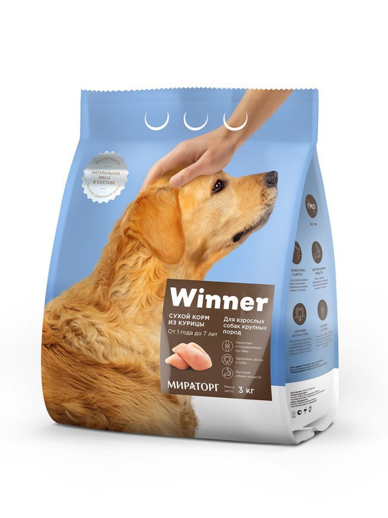 Winner корм для собак Мираторг