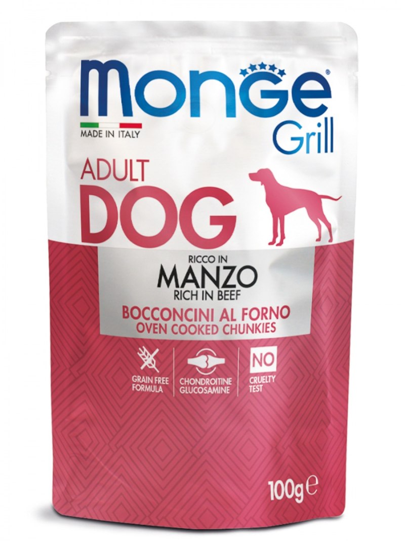 Monge Dog Grill для собак лосось 100 г