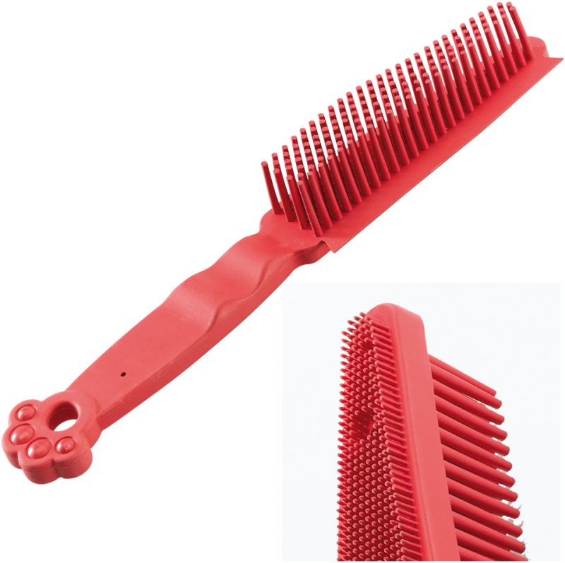 Расческа Gro 5941 двухсторонняя резиновая