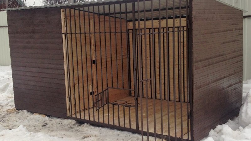Вольеры с зимником