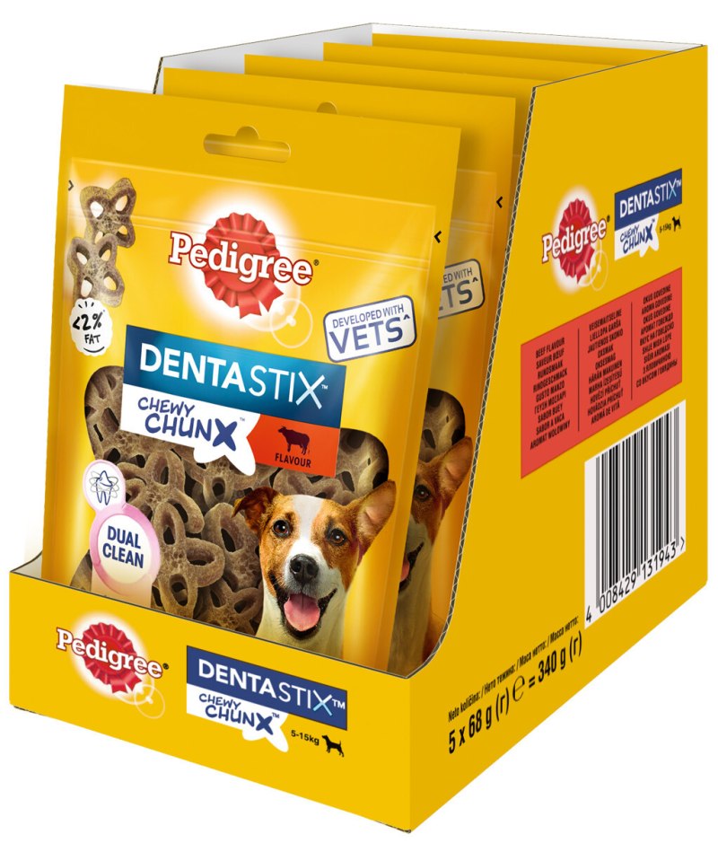 Лакомство для собак pedigree Denta Stix для средних пород