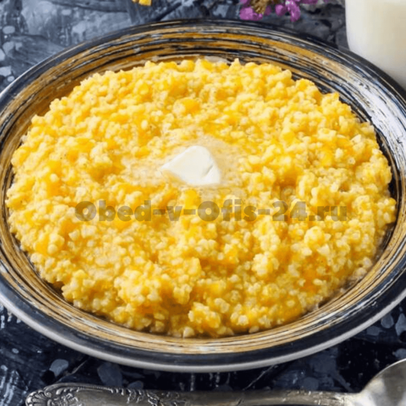Пшенная каша с фруктами