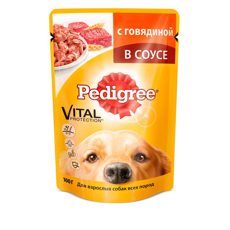 Pedigree д/щенков ягненок 85г