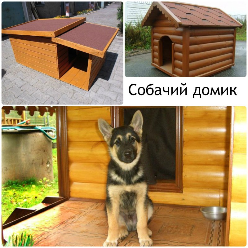 Собачья конура для немецкой овчарки