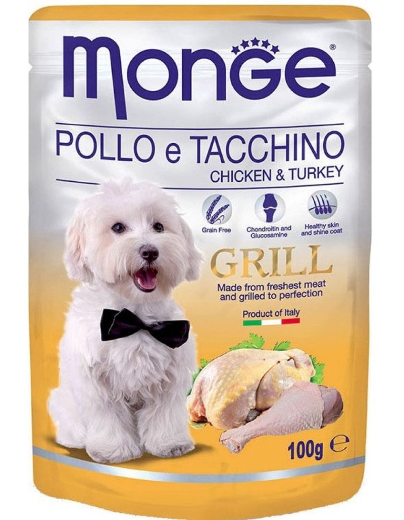 Monge Dog Grill Pouch паучи для собак лосось
