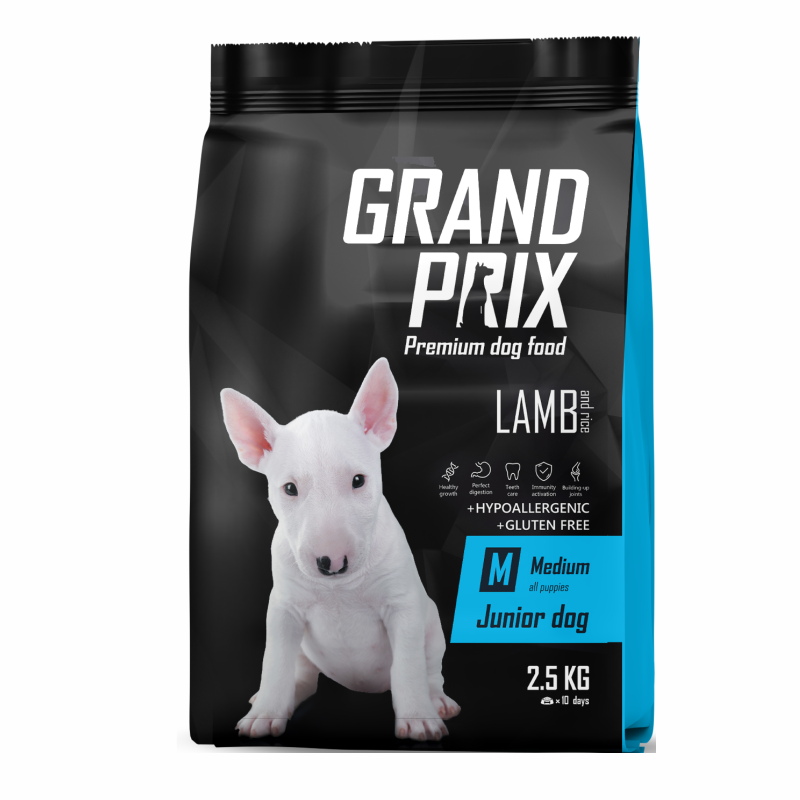 Корм для собак Grand prix (12 кг) Medium Junior ягненок