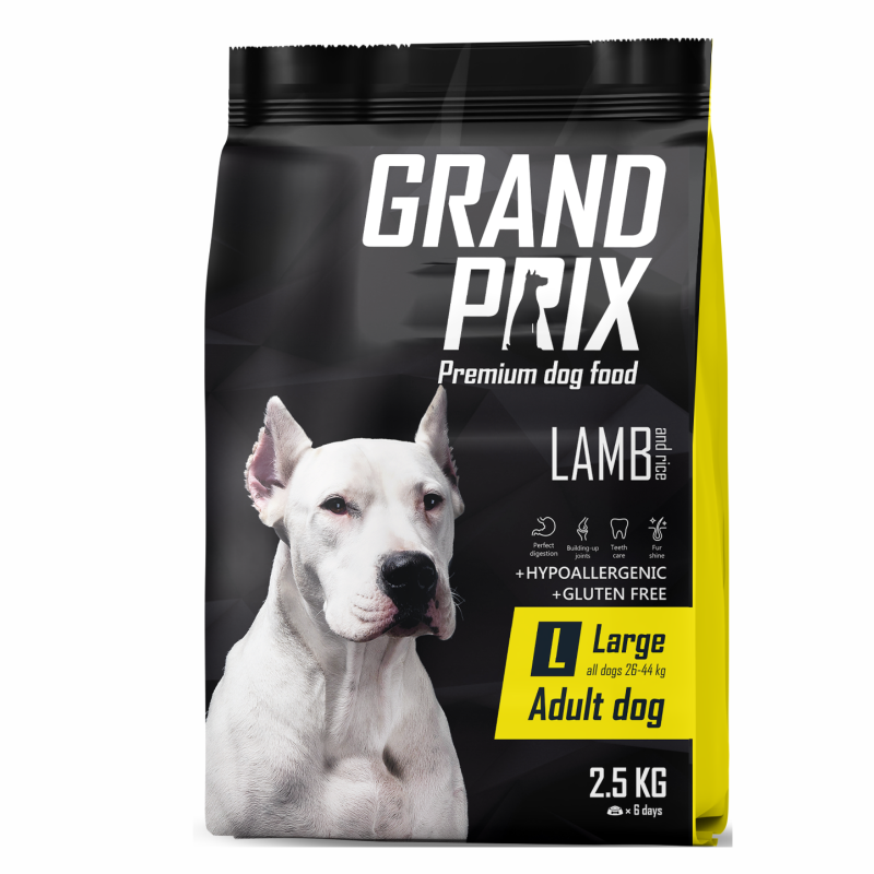 Корм для собак Grand prix (2.5 кг) large Adult ягненок