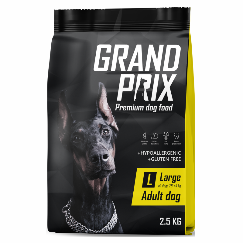 Корм для собак Grand prix (2.5 кг) large Adult Dog птица злаки