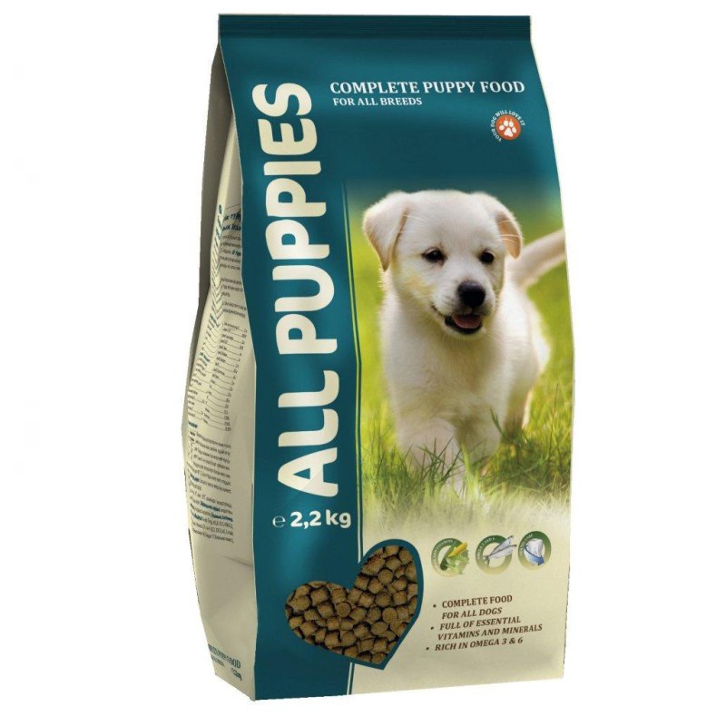 All Puppies / сухой корм all Puppies для щенков 2,2кг