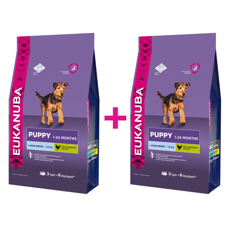 Корм сухой Eukanuba для собак,очень крупных пород, 3 кг