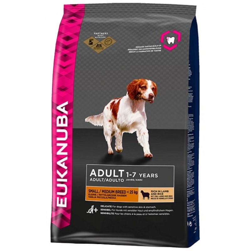 Корм сухой Eukanuba для щенков мелких пород