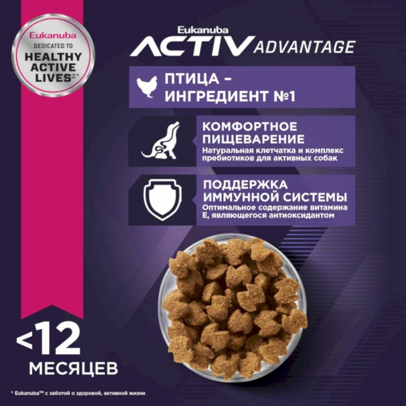 Eukanuba для щенков крупных пород